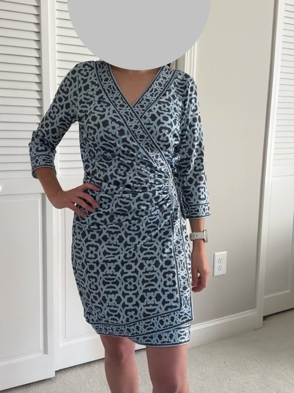 NWOT Gretchen Scott “wrap me up” jersey dress
